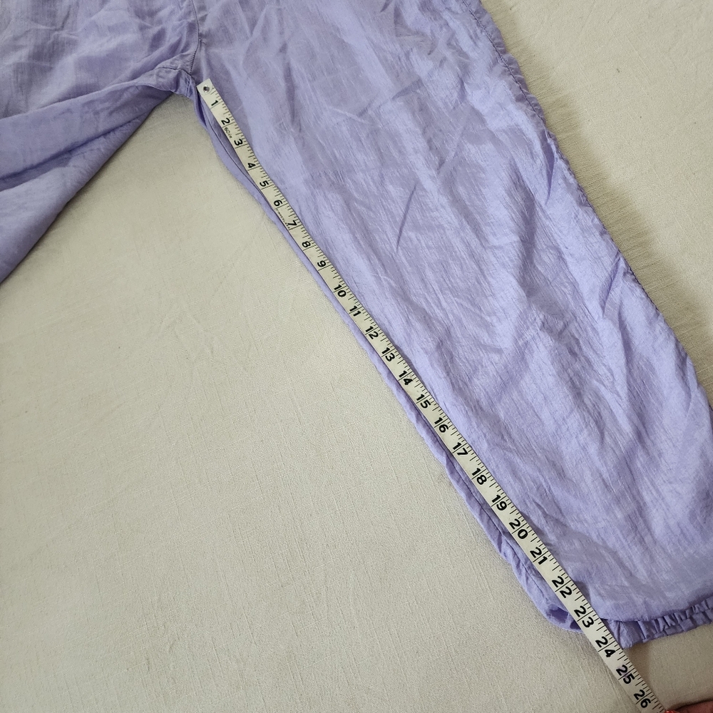 Vintage lavender windbreaker pants petite medium - Picture 7 of 10